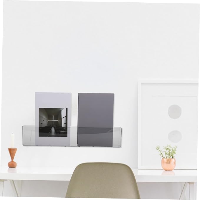 2 Pcs Wall-Mounted Bookshelf for Kids Book Rack for Kids Rooms Nursery Book Shelves Wall Easy Install Floating Shelves