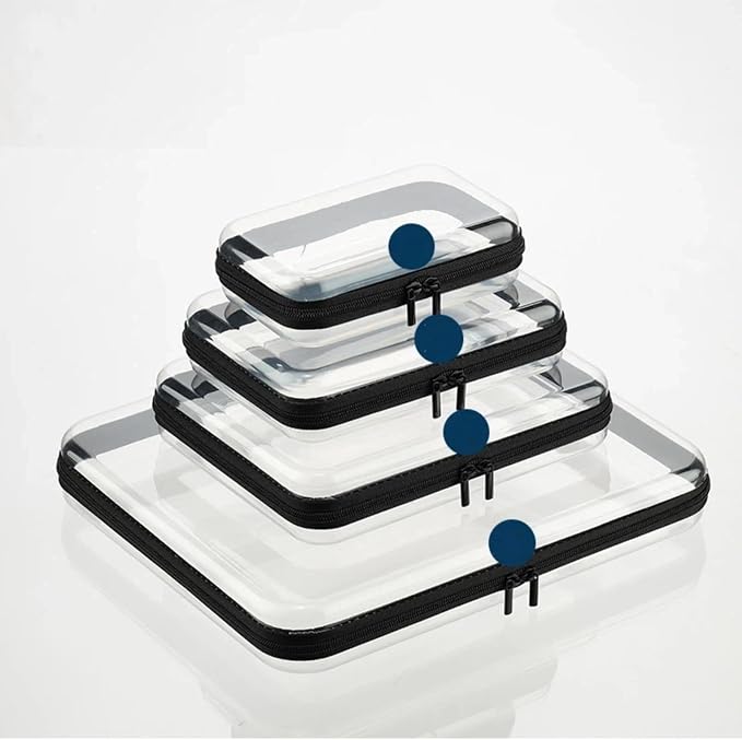PET Travel Storage Box for Clothes, Cosmetics, and Stationery, Desktop Display Box