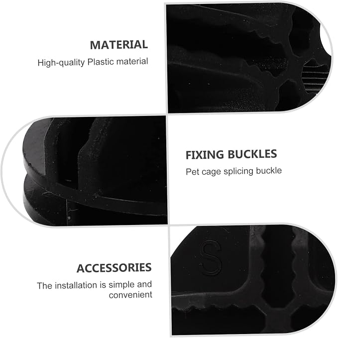 FOMIYES Pcs DIY Accessories Pet Gate Replacement Parts Plastic Shelf Connectors for Dog Playpen