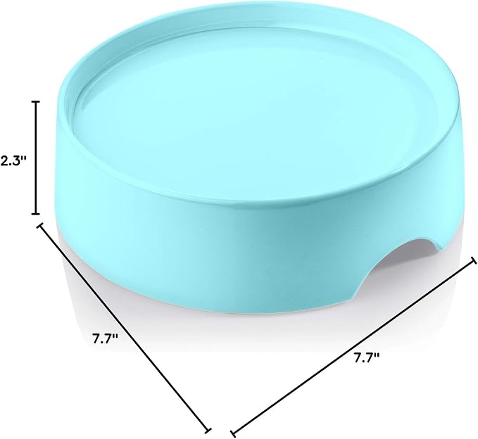 CatGuru Food Table for Cat Bowls, Elevated Feeding Station for Cat Food Bowl, Raised Stand for Pet Food and Water Bowls, Pet Feeder for Indoor Cats, Stress Free Stand for Pet Dishes or Plates (Aruba)