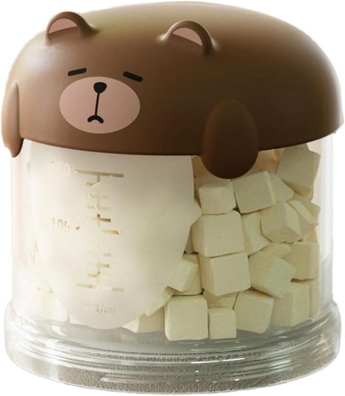 Airtight Dog Treat Container with Lid – Pet Snack Storage Jar for Countertop, 𝙈𝙤𝙞𝙨𝙩𝙪𝙧𝙚-Proof Treat Bin for Dogs & Cats, Ideal for Kitchen or Pantry Use (Coffee, Mini)