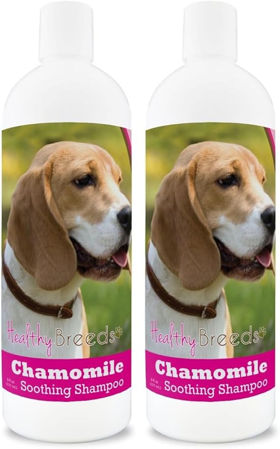 Healthy Breeds Beagle Chamomile Soothing Dog Shampoo 8 oz (Pack of 2)