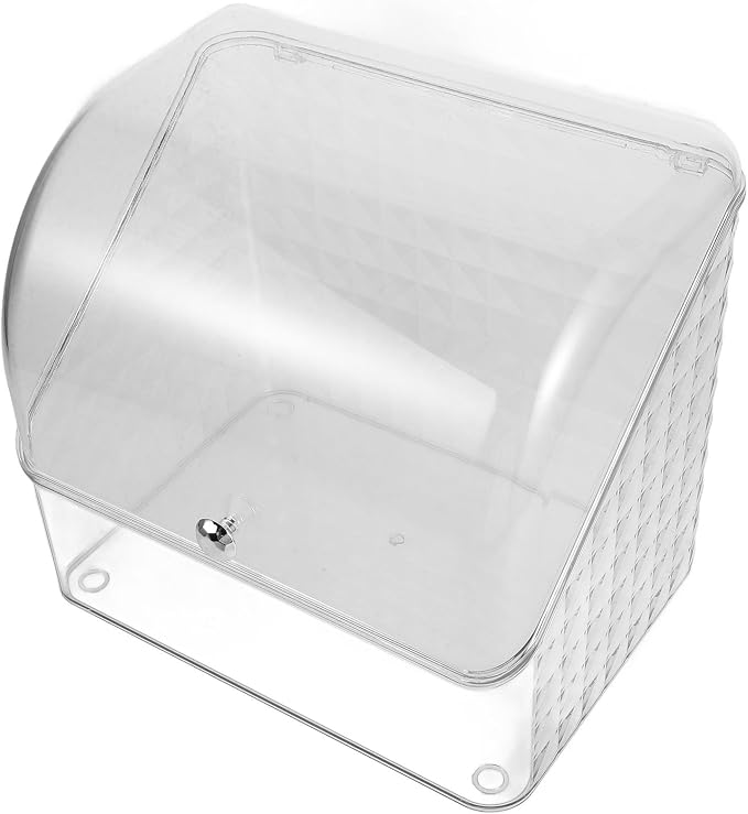 Dustproof Makeup Case with Cover, Large Capacity Pet Pp Desk Organizer | Vanity Container, Drawer Style Layout, Versatile Storage for Cosmetics