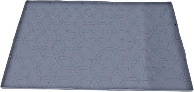 Silicone Under Sink Mat for Kitchen 22 x 34in, Cabinet Organizer Sink Drip Tray, Liner Pad for Bathroom Pet Feeding Shelf and Cabinet Liner Coffee Bar