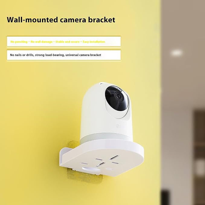 Wall Mounted Not Drilling Adhesive Camera Mount Organizers Tray for Secure Storage Home Office