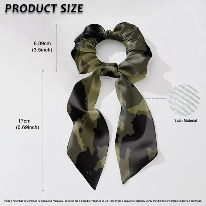 COEQINE Green Camo Valentines Dog Bandanas Brothers with Hair Tie Bow Cool Adult Waiter Costume with Pet Costume Christmas Party Cosplay 2 Pcs Winter Clothing for Women Dog Outfit