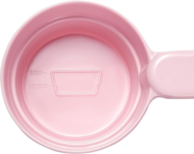 Joyinjojo Dog Food Scoop 1 Cup 1/2 Cup - Melamine Dog Food Measuring Cup, Pet Food Scoop for Dog Cat...Comfortable Long Handle for Easy to Scoop Food
