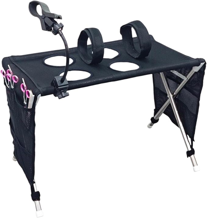 Dog Grooming Table - Pet Grooming Station, Foldable Groomings Hammock | Grooming Arm, Pet Bathing Station, Dog Grooming Supplies For Home Washing Drying Brushing Trimming Nail Care Puppy Cat