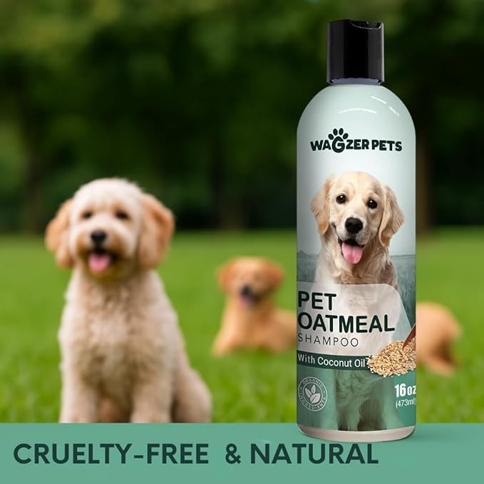 Oatmeal Dog Shampoo with Coconut Oil for Dogs, Soothing Dog Shampoo for Itching and Dry Skin, Made in the USA, (Fresh Puppy) (Oatmeal w/Coconut)