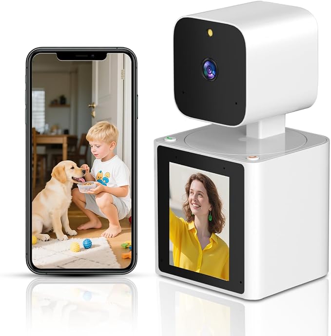 Two-Way Video Camera,Pet Dog Camera 1080P Dome Camera CS10