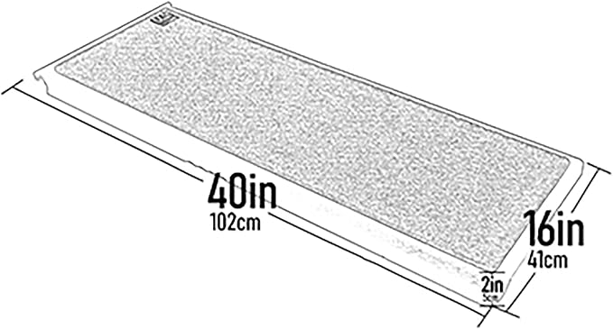 Pet Gear Free Standing Pet Ramp for Cats and Dogs, Walnut | No Assembly Required, Easy Fold for Storage or Travel, Portable, Supports 100 lbs, 40" x 16"