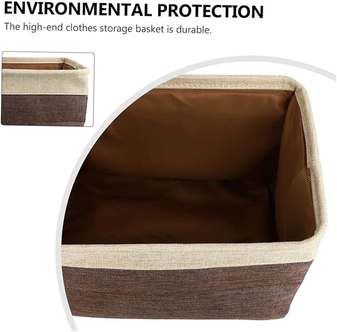 ABOOFAN Storage Basket for Dog Toys Stylish Organizer for Household Sundries Breathable Design for Playroom and Living Room Decor