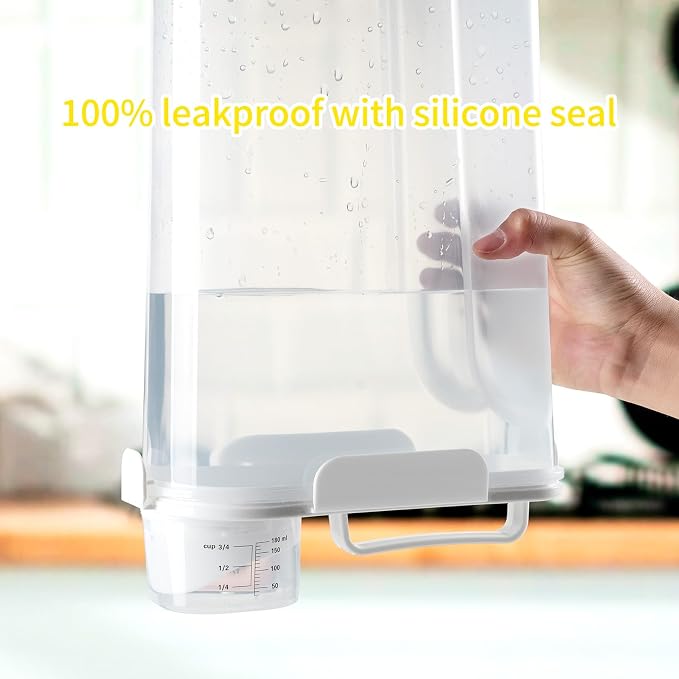 Rice Container,Rice Storage Container,5L,5.2Qt Tcereal Storage Container | Suitable for Home Kitchen Rice, Soybean Food Storage,Pet Food Storage Containers