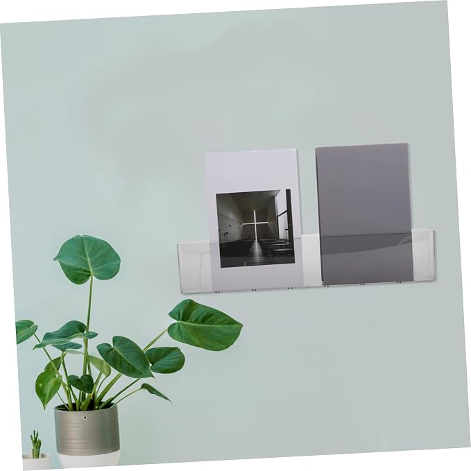 2 Pcs Wall-Mounted Bookshelf for Kids Book Rack for Kids Rooms Nursery Book Shelves Wall Easy Install Floating Shelves