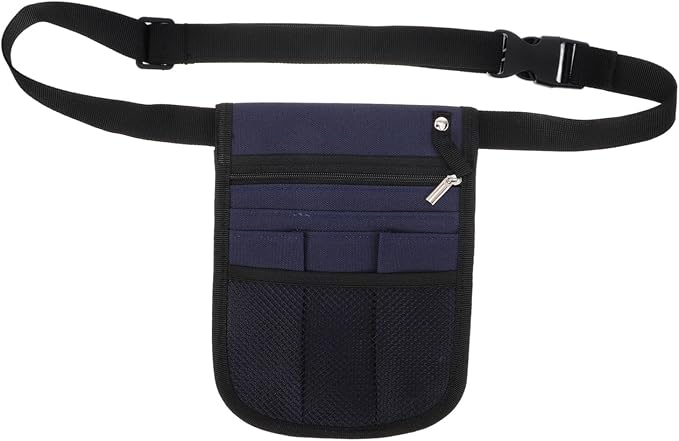 Beaupretty Versatile Nurse Fanny Pack for Women Oxford Cloth Waist Bag Multiple Compartments Portable Organizer for Nursing Supplies and PET Care