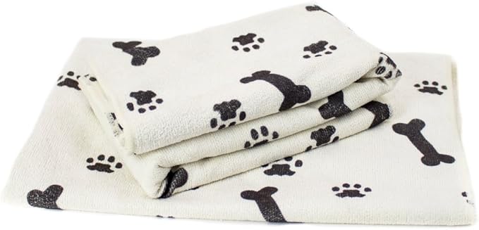 Zwipes 779 Microfiber 5-Pack Small Pet Cloths (Size: 16" x 16"), Soft Terry Drying Cleaning Towels