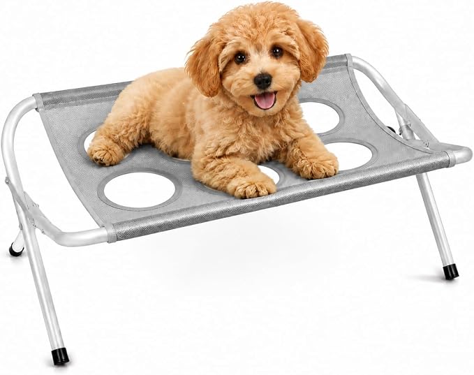 Foldable Pet Bathing Stand, Portable Dog Shower Grooming Rack | Foldable Pet Bathing Stand Provides Stable Support for Dogs During Bath Time, 44 LBS Weight Capacity, Grooming Hammock
