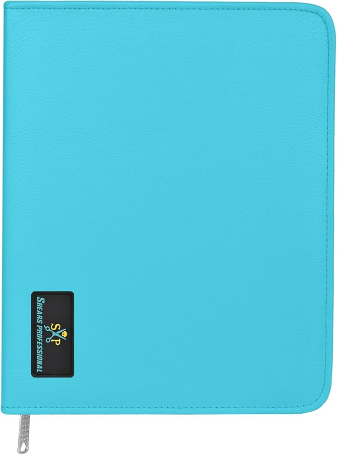 Case Holds 10 Grooming or Beauty Shears (TURQUOISE)