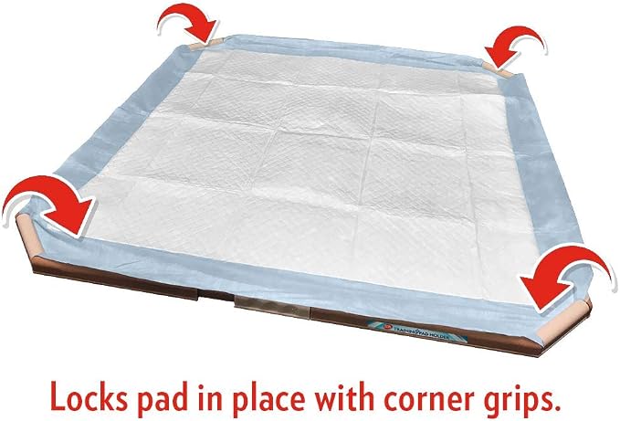Simple Solution Dog Training Pad Holder, Fits Pads 21 by 21-Inch or Larger