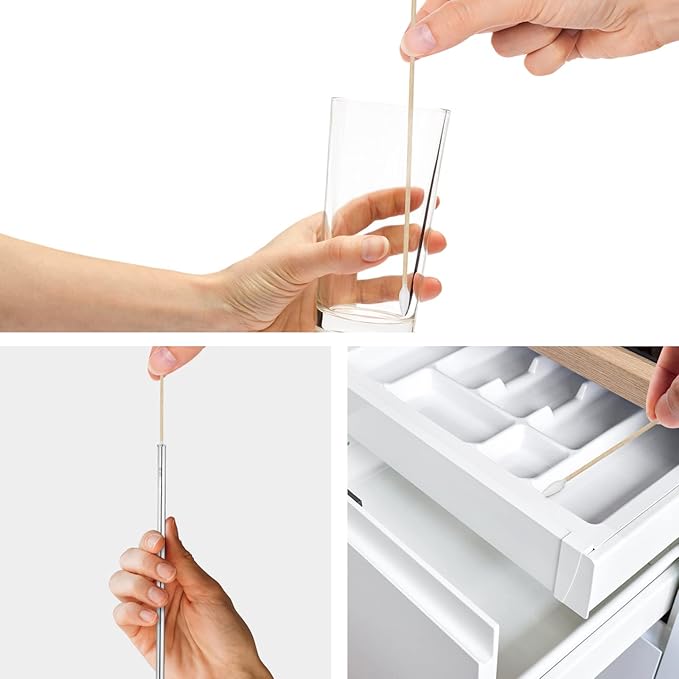 Eyxformula 600 Pcs 6 Inch Gun Cleaning Swabs Lint Free, Pointed Tip Long Cotton Swabs with Sturdy Bamboo Sticks, Ideal for Precision Cleaning Firearms, Tight Space, Electronics, Crafts, Detailing