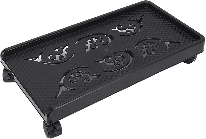 Generic CPU Stand Under Desk Easy Assembly Strong Load Bearing for PC, Pet Bowl Holder, Tool Organizer ABS 18.11x9.65x3.15in