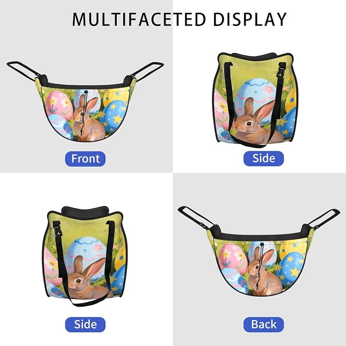Easter Eggs Car Seat Organizer-Backseat Storage Bag for Travel | Waterproof Durable. Holds Snacks Gear Essentials. Fits Most Cars.