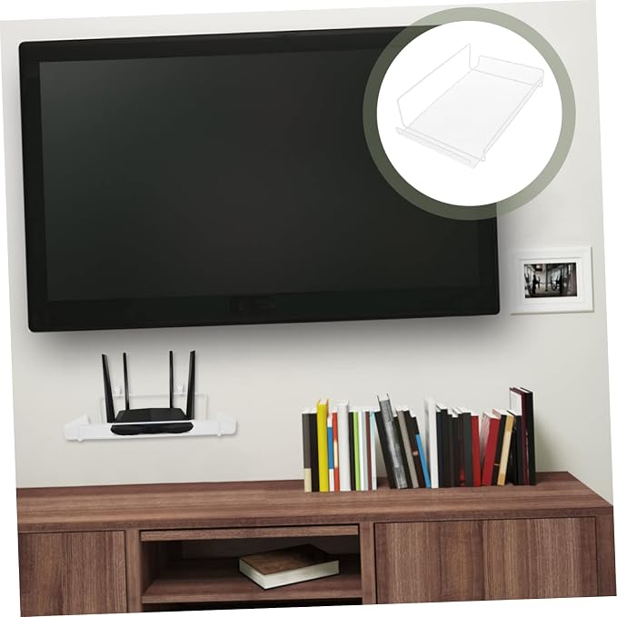 Router Holder Projector Shelf Wall Mounted Camera Holder No-drilling Storage Rack
