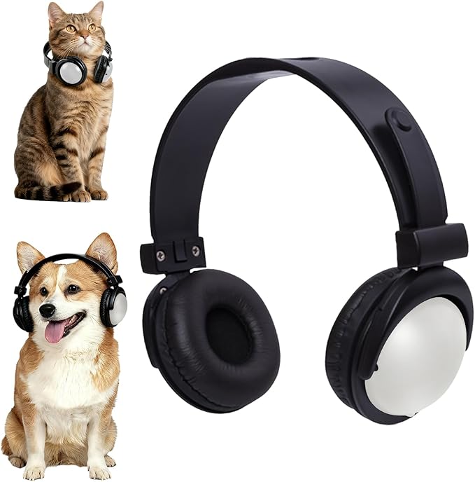 Olyre Pet Headphones for Small Dogs Cats, Adjustable Decorative Neckwear