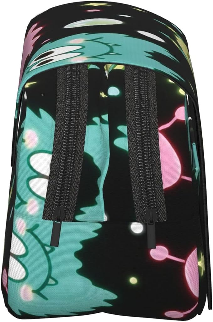 Milky Way Cute Pet Double‑Clamshell Printed Pen Pouch, Oxford Organizer | Multi‑pocket Clamshell Design With Hook‑and‑loop Flap, Large‑capacity Writing Tool Storage, Great For Sketching And Daily Use
