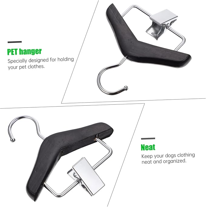 BESPORTBLE Pet Clothes Hanger Rack Durable Plastic Dog Apparel Organizer with Arc Design to Prevent Deformation Hanging Pet Clothing and Accessories