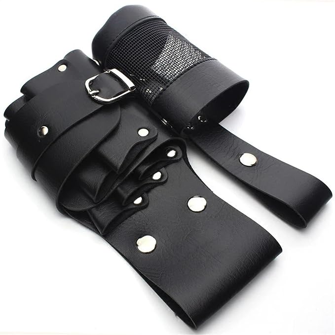 Scissor Bags for Hairdressers Hairdressing Scissor Waist Pack Tool Bag | Removable belt pouch holds hair care styling tools, combs, pins, and spray bottles. Portable salon organizer
