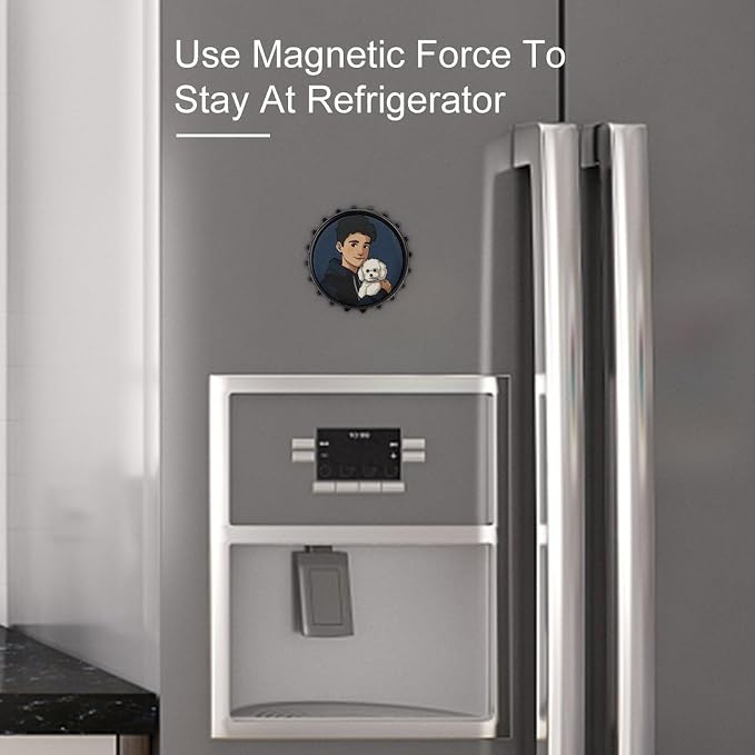 Pet & Figure Magnetic Bottle Opener for Fridge – 3.1 Inch Stainless Steel Beer Opener, Refrigerator Magnet with Strong Hold