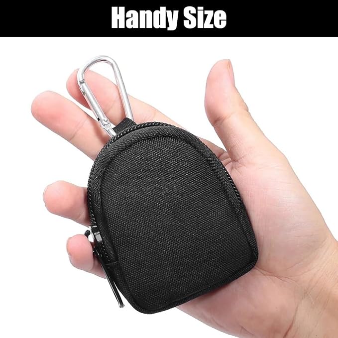 MiOYOOW Dog Treat Bag, Mini Pet Training Snack Bag EDC Coin Purse for Dog Treats Whistles Keys Headphones (3.3 * 2.6 * 1.0")