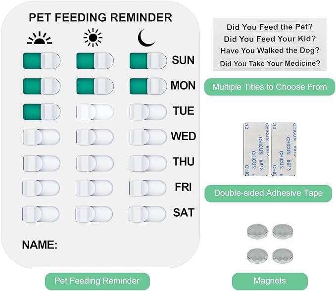 Pet Feeding Reminder Coolrunner Pet Feeding Reminder for Dogs Cats