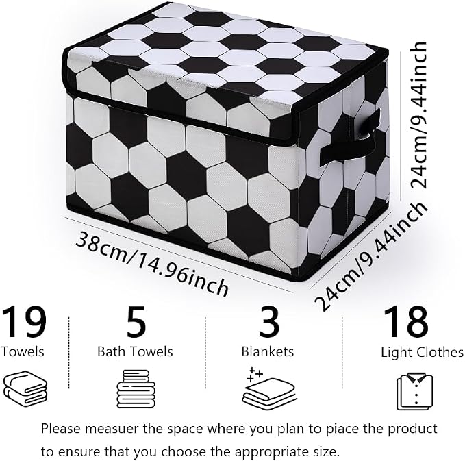 Stackable Clothes Storage Bins with Lids 3 Pack | Closet Organizers Fabric Cat Printing Box for Home and Office,Blanket Clothes Organizers,Under Bed Storage Containers