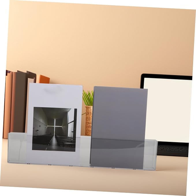 2 Pcs Wall Mounted Clear Bookshelf for Kids Floating Book Display Shelf for Nursery and Bedroom Ideal for Organizing Picture Books Magazines and Toys Space Saving