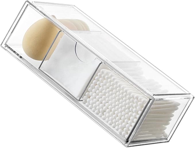 Practical Storage Container with Dividers Functional Stackable Drawer Storage Container for Beauty and Jewelry Beauty Product Box