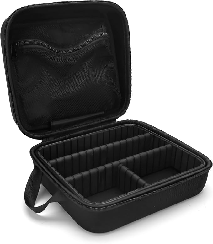 Barber Carrying Case,Barber Case, Stylist Tool Box Professional Salon Hair Cutting Grooming Kit Storage Organizer for Clippers, Scissors, Barber Supplies (Small)
