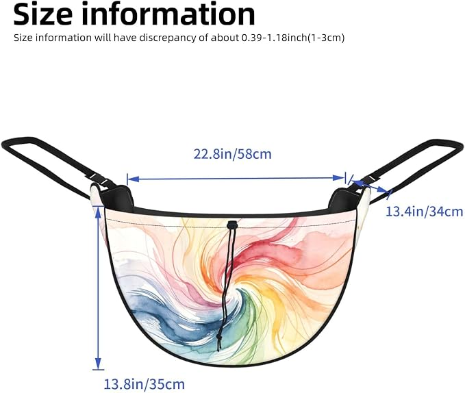 Color Lines Flow Car Seat Organizer-Backseat Storage Bag for Travel | Waterproof Durable. Holds Snacks Gear Essentials. Fits Most Cars.