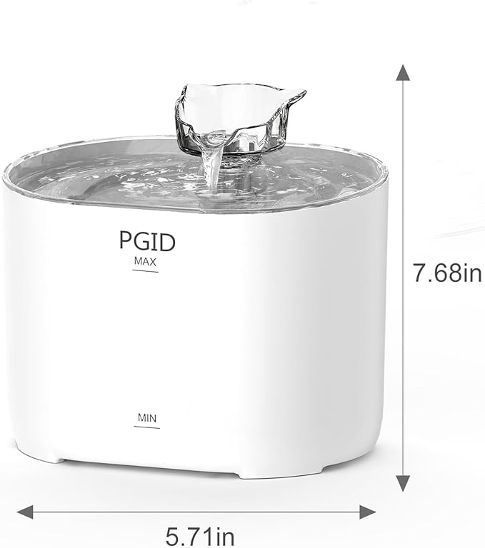 Cat Fountains for Drinking,74Oz/2.2L Pet Cat Water Fountain, Corded Automatic Water Dispenser for Cats Dog,Pet Dog Water Bowl Dispenser with Quiet Pump for Indoor