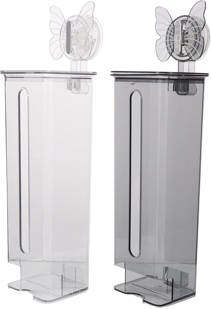 2pcs Elegant Wall Mounted Underwear Organizer with Protective Cover, Pet Material Hanging Storage Rack for Socks and Underwear, Space-Saving Design with Easy Installation