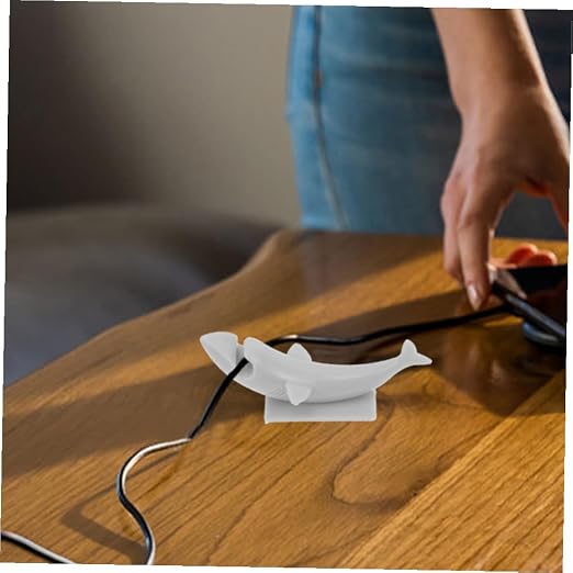 Hemoton 2pcs Cable Cord Organizers Adhesive Animal Shape Cord Holders for Home Office