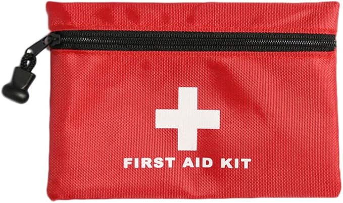 Mini First Aid Kit Empty, Travel Empty First Aid Kit Pouch Bag for Emergency at Home, Office, Car, Outdoors, Boat, Camping, Hiking(Bag Only)