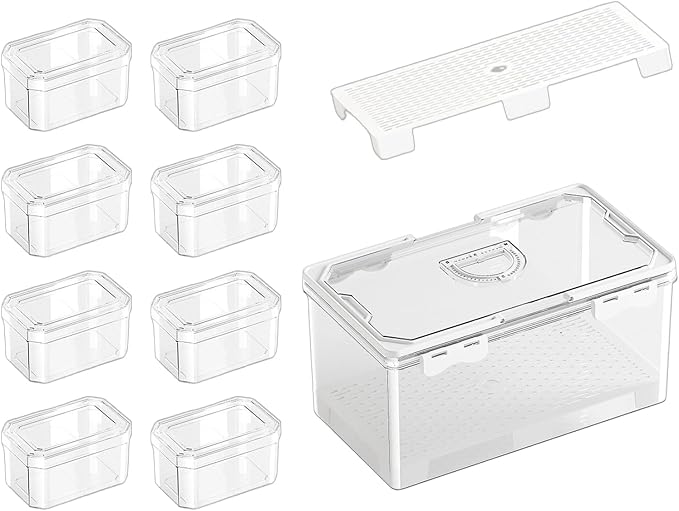 Transportable Hand Carry Food Storage Container Produced from PET Exemplary for Daily Commuting Outdoor Picnics and Home Organization