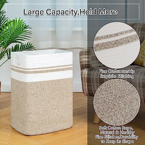 OIAHOMY 91L Laundry Hamper, XXXLarge Collapsible Laundry Basket Yellow