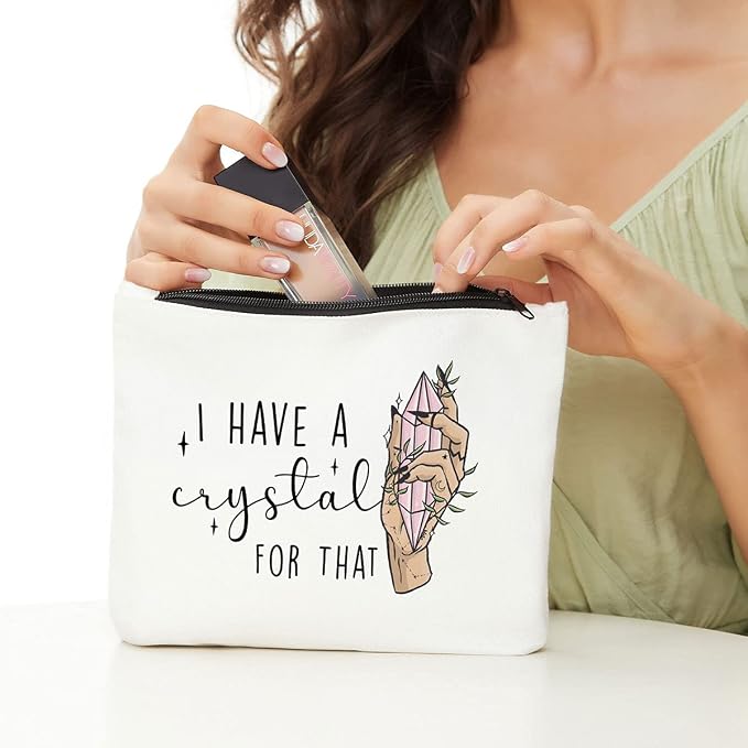 Funny Witchy Gifts Makeup Bag Witch Stuff Witch Accessories Cosmetic Bags | Spooky Gifts for Women Witchcraft Lover Girl Sister Tarot Cards Beginners Halloween Birthday Gift Travel Toiletry Bag
