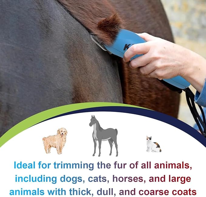 Professional Detachable Pet Dog Grooming Blades-Size 4FW Dog Grooming Wide Blade,Cutting Length 3/8",Compatible with Andi-s,Oster A5,Wahl km10 Clippers