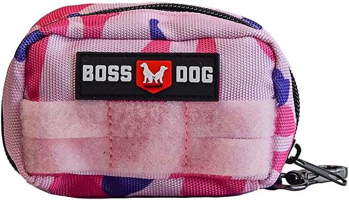 Boss Dog Tactical Molle Bag, Pink Camo, Small