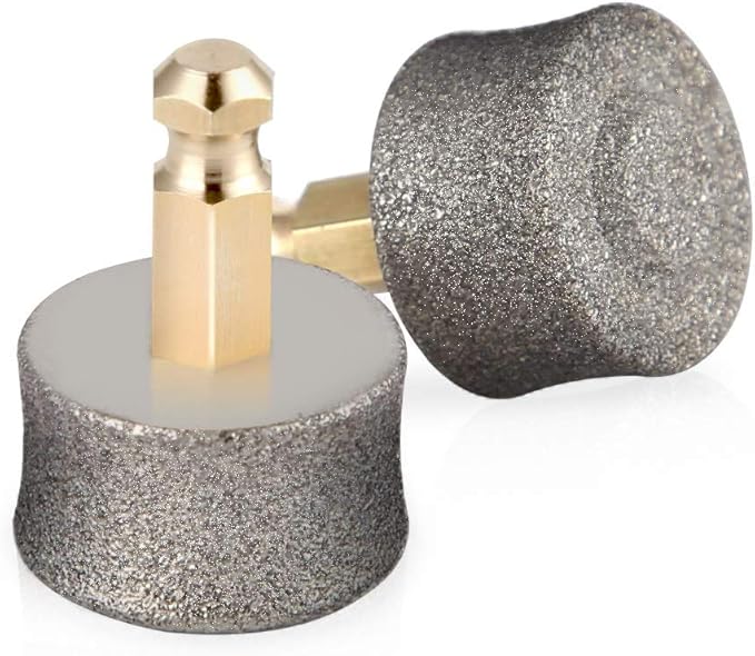 Boshel Dog Nail Grinder Replacement Heads, Replaceable Diamond Tip Head for Professional Dog Claw Smoothing Grinder, 2 Pack