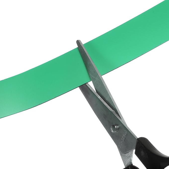 MECCANIXITY Magnetic Strip with Strong 1 Inch x 26.25 Feet Magnetic Strip Tape,Magnetic Tape Labels for Whiteboards Refrigerator and Crafts Green